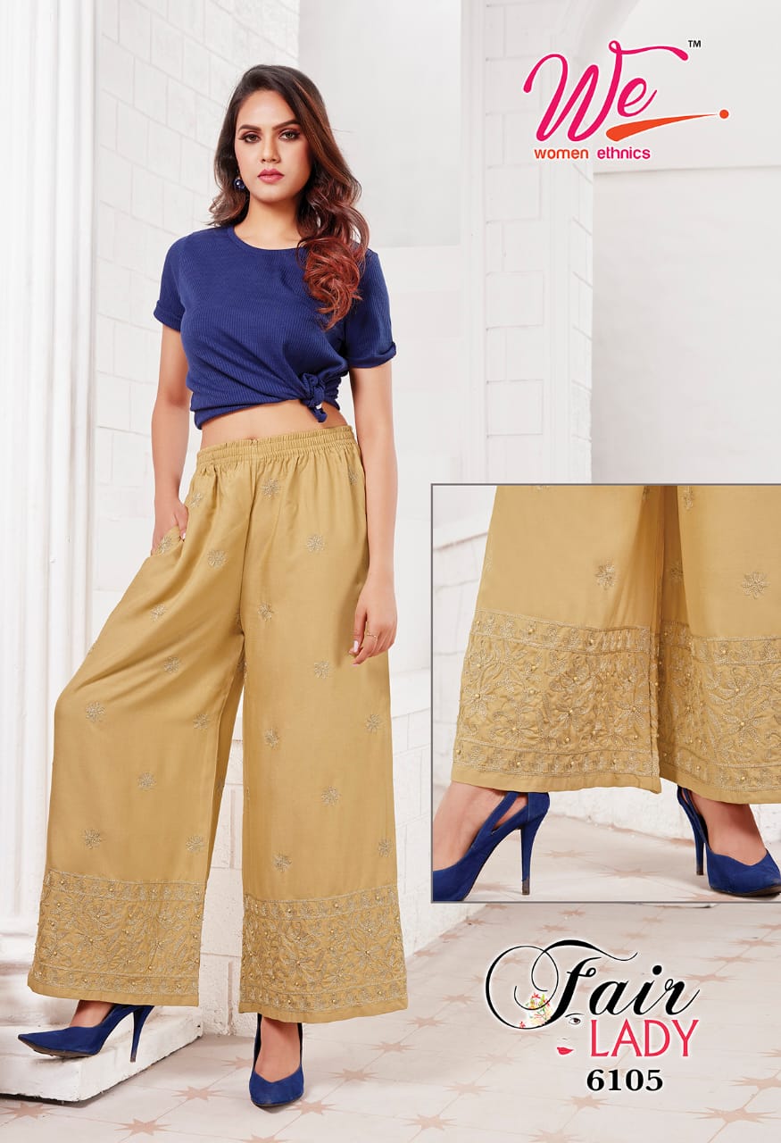 Fair Lady By We Western Palazzo Pants Catalog